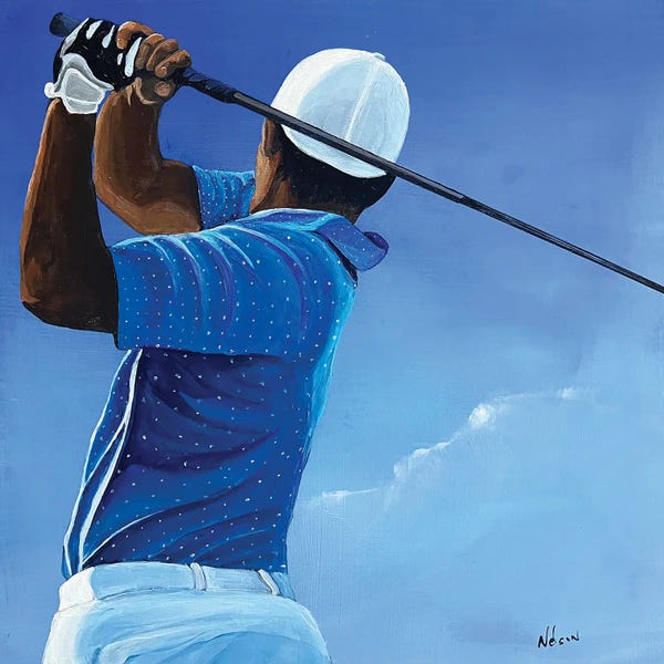Golf: Golfer III by Dan Nelson