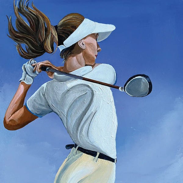 Golf: Golfer IV by Dan Nelson