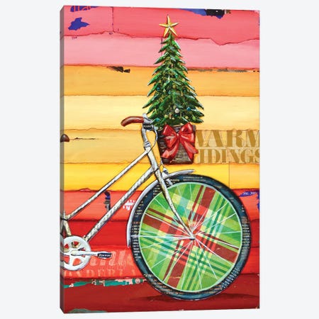 Go Christmas Tree Canvas Print #DNP19} by Danny Phillips Art Print