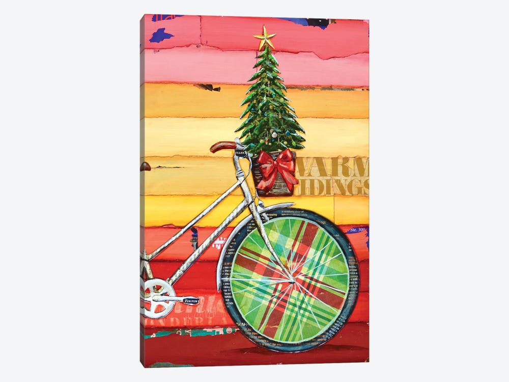 Go Christmas Tree by Danny Phillips 1-piece Canvas Art Print