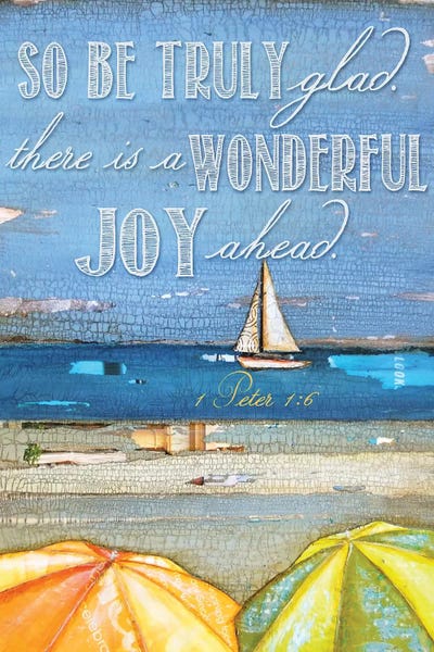 1 Peter 1:6 by Danny Phillips framed wall art