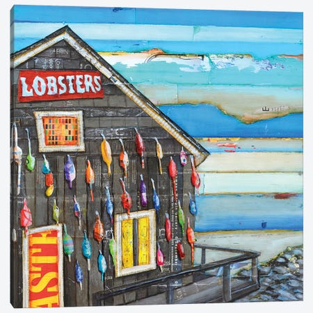 Lobsta Please Canvas Print #DNP35} by Danny Phillips Canvas Wall Art