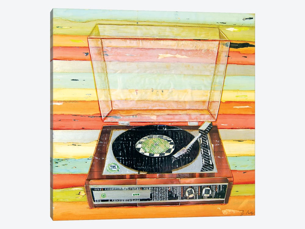 Put A Needle On The Record by Danny Phillips 1-piece Canvas Print