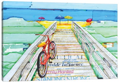 Ride 2 Tide Canvas Art Print - Summer Art