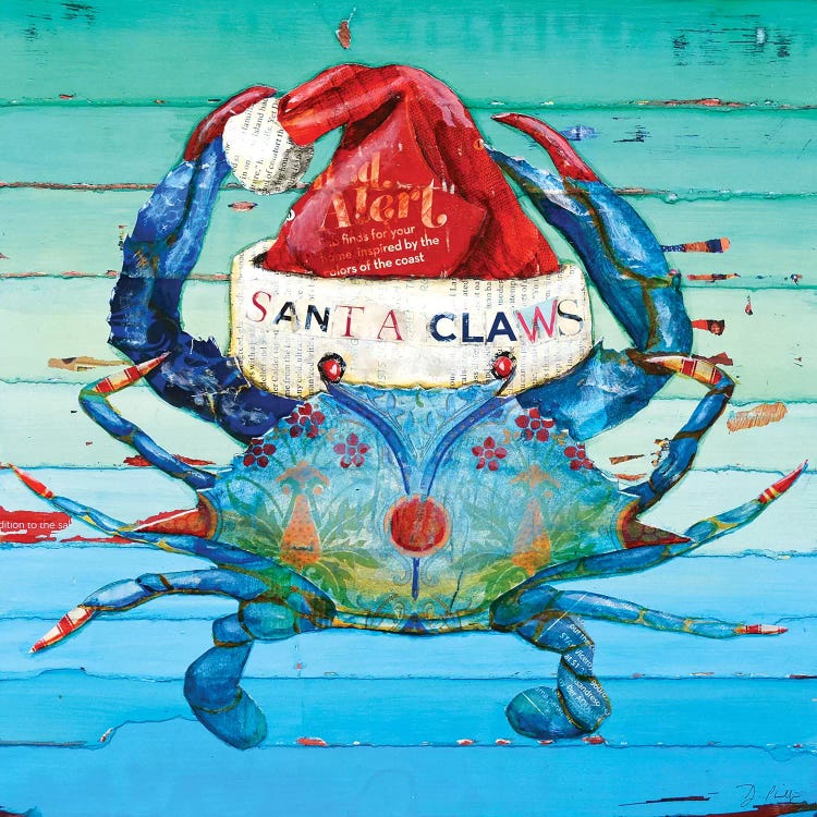 Santa Claws by Danny Phillips wall art