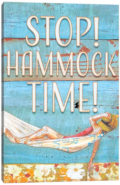 Stop Hammock Time Canvas Art Print - Danny Phillips