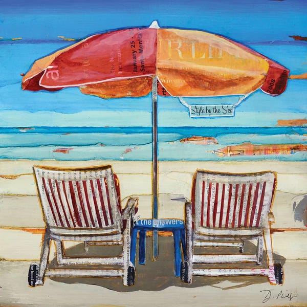 Large Coastal Art - Canvas Prints: Stylin By The Sea by Danny Phillips