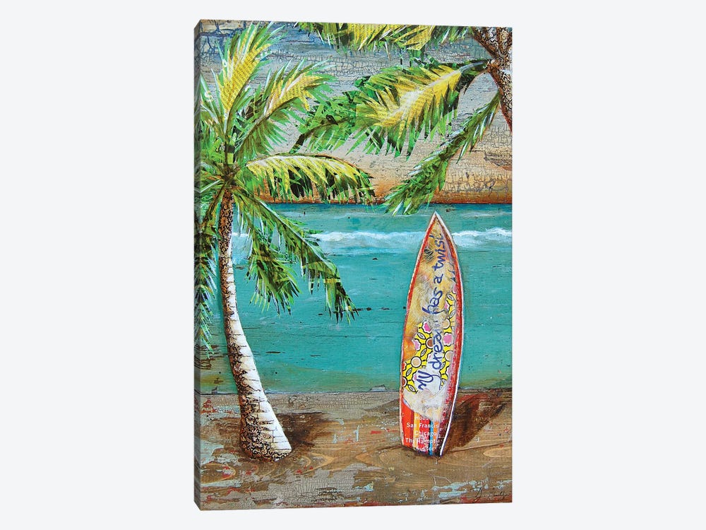 Surfs Up by Danny Phillips 1-piece Canvas Artwork