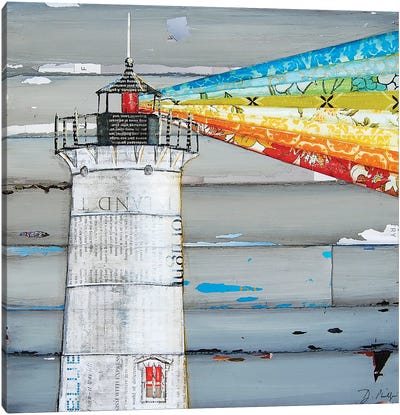 There Is A Light Canvas Art Print - Lighthouse Art