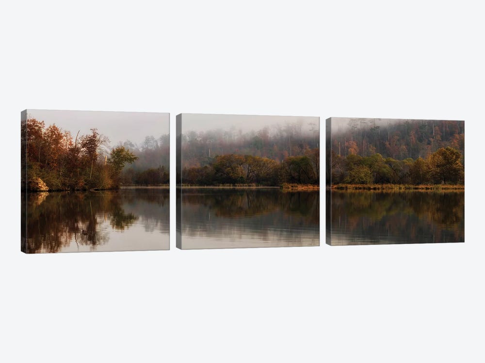 Autumn's Reflection by Danny Head 3-piece Canvas Art