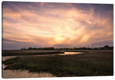 Low Country Sunset I Canvas Art Print - Marsh & Swamp Art