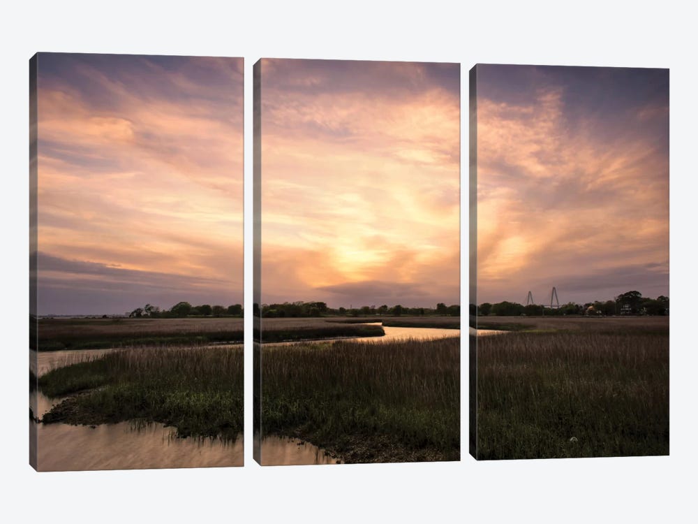 Low Country Sunset I by Danny Head 3-piece Canvas Artwork