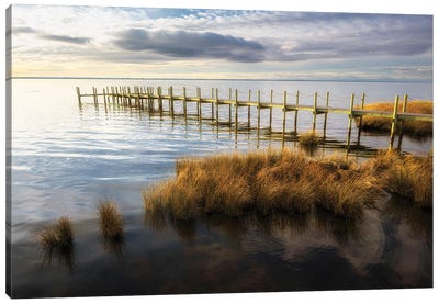 On the Sound II Canvas Art Print - Nautical Scenic Photography