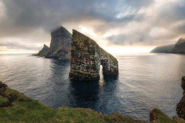 Danny Head: Sunset at Drangarnir by Danny Head