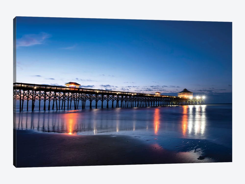Pier Reflections I by Danny Head 1-piece Canvas Art