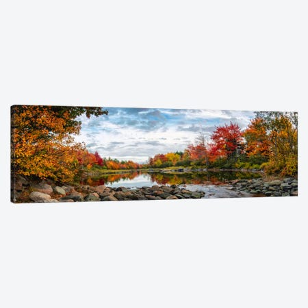 Northeast Creek Panorama Canvas Print #DNY49} by Danny Head Art Print