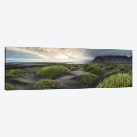 Black Dunes Panorama Canvas Print #DNY57} by Danny Head Art Print