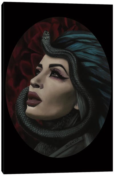 Diosa Canvas Art Print - Lowbrow Femme Fatales