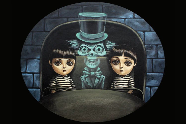 Hitch Hiking Ghost by DIENZO wall art