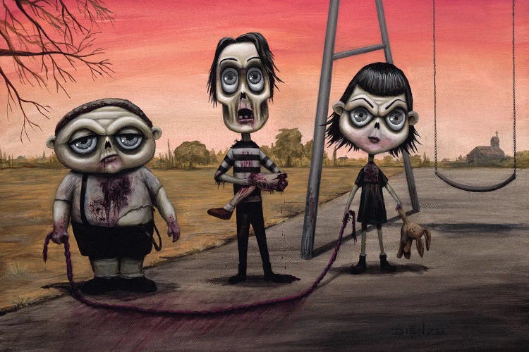 School Chums by DIENZO wall art