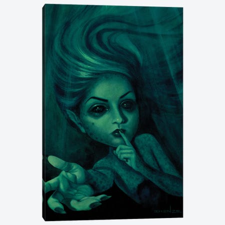 Sirena Beckoning Canvas Print #DNZ32} by DIENZO Canvas Print