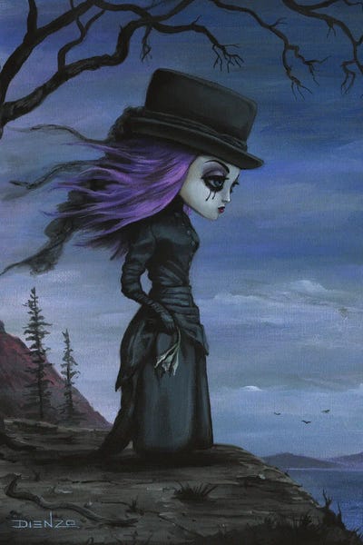 Lowbrow Femme Fatales: Augustine Lamenting by DIENZO