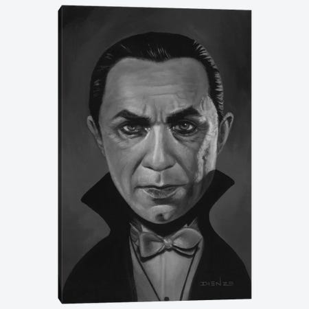 Dracula Canvas Print #DNZ45} by DIENZO Canvas Art Print