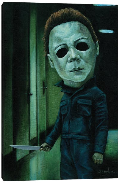 Michael Stalking Canvas Art Print - Horror Movies