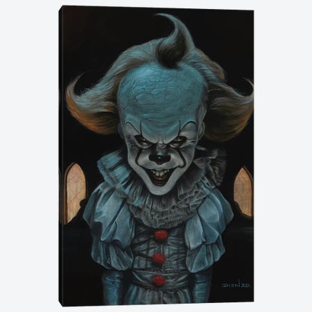 Pennywise Canvas Print #DNZ59} by DIENZO Art Print