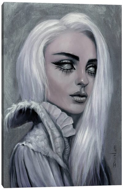 Brianne Canvas Art Print - Lowbrow Femme Fatales