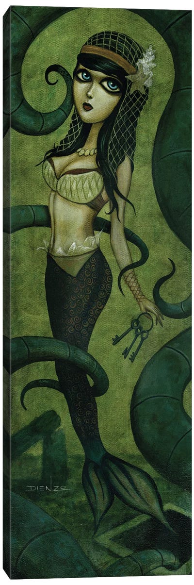 Christel Luring Canvas Art Print - Mermaid Art