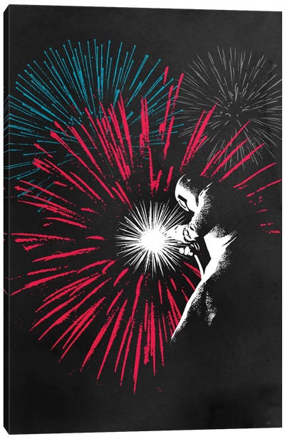 Catalyst Canvas Art Print - Fireworks