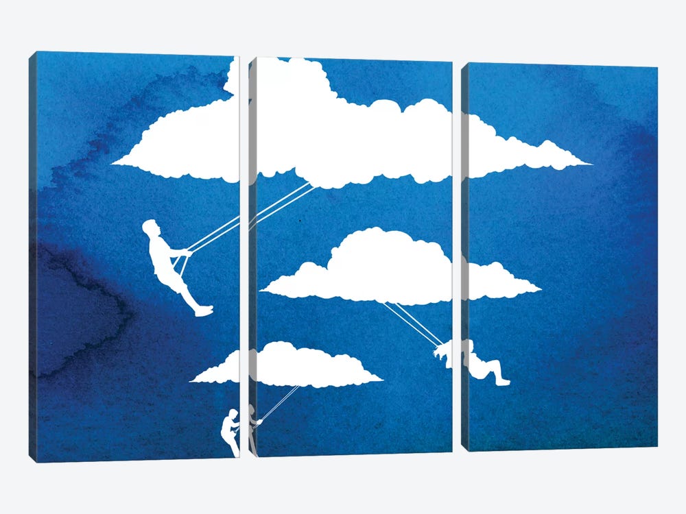 In Full Swing by Rob Dobi 3-piece Art Print