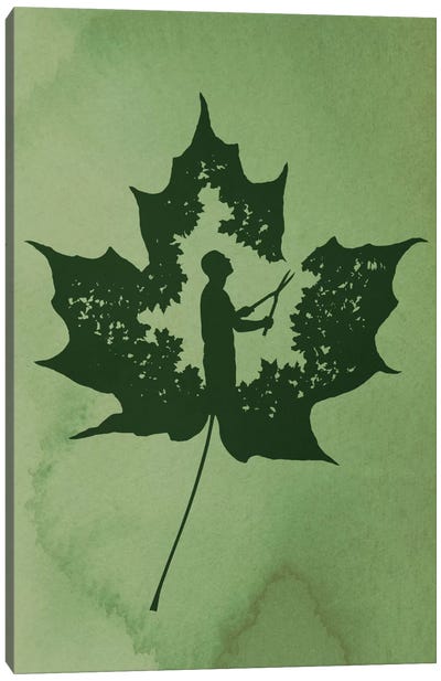 A New Leaf Canvas Art Print - Leaf Art