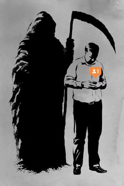 Similar To Banksy: New Follower by Rob Dobi