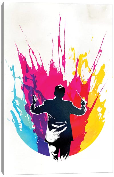 Symphony Canvas Art Print - Pantone Color of the Year
