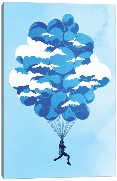 Up In The Air Canvas Art Print - Rob Dobi