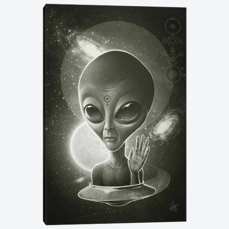 Alien II Canvas Print #DOC1} by Dr. Lukas Brezak Canvas Wall Art