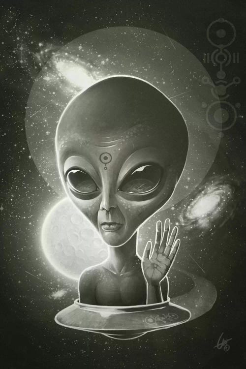 Alien II by Dr. Lukas Brezak wall art