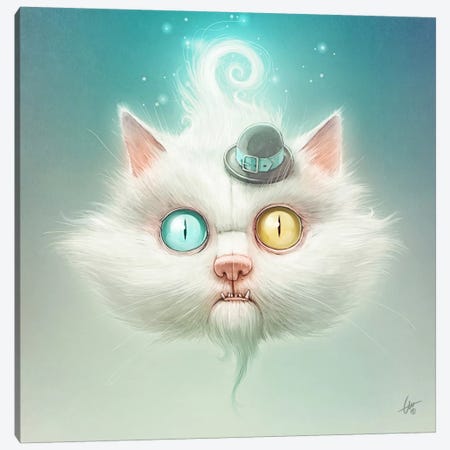 The Odd Kitty Canvas Print #DOC26} by Dr. Lukas Brezak Canvas Art Print