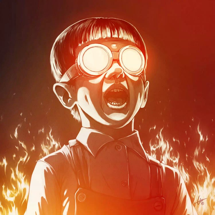 FIREEE! by Dr. Lukas Brezak wall art