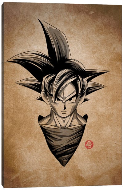 The Hero Canvas Art Print - Dragon Ball Z