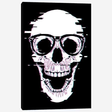 Back To Skull Canvas Print #DOI115} by Denis Orio Ibañez Canvas Print