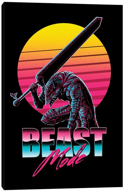 Beast Mode Canvas Art Print - Berserk