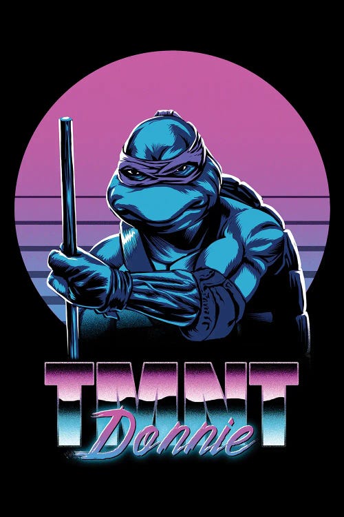 Retro Donnie by Denis Orio Ibañez wall art