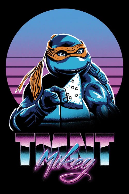 Retro Mikey by Denis Orio Ibañez wall art