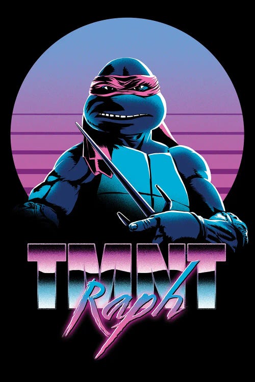 Retro Raph by Denis Orio Ibañez wall art