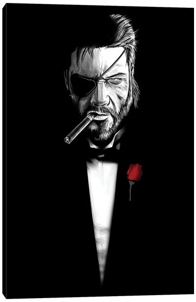 The Boss Father Canvas Art Print - Metal Gear Solid