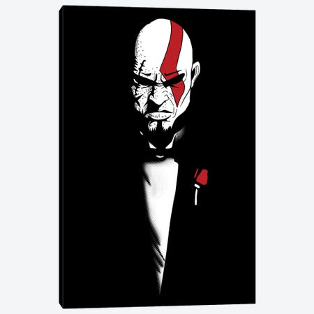 The God Of War And Death Canvas Print #DOI149} by Denis Orio Ibañez Art Print
