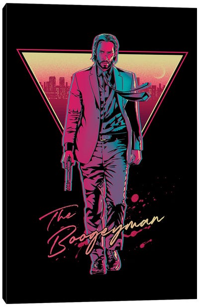 The Boogeyman Canvas Art Print - Thriller Movie Art